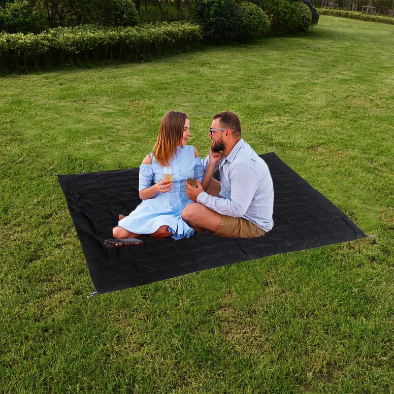 Wind Tour Multifunctional Tarp Waterproof with Carry Bag for Tent Ultralight Outdoor Tent Footprint for Ground Camping Hiking (57.1" x39.4") - Image 4